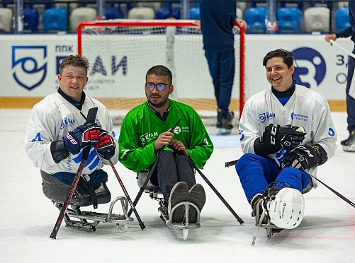 Игроки «АКМ – следж» приняли участие в Всероссийских соревнований по следж-хоккею «Герои нашего времени». - фото 3
