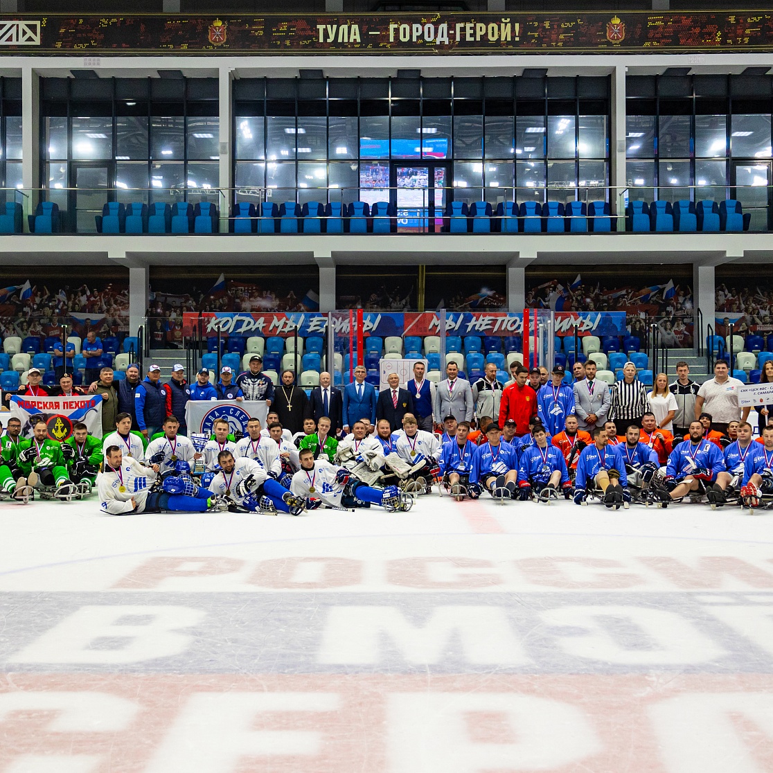 Игроки «АКМ – следж» приняли участие в Всероссийских соревнований по следж-хоккею «Герои нашего времени».