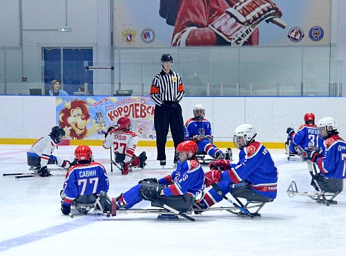 1-2 октября в ледовой арене «Тропик» состоялся чемпионат «Кубок имени Л.Н. Толстого по следж-хоккею среди детских команд».  - фото 1