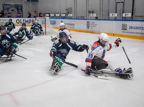 8 ноября в Ледовом дворце спорта «ЮграМегаСпорт»  г. Ханты-Мансийск  состоялась торжественная церемония награждения и закрытия I этапа Чемпионата России по следж-хоккею.   - фото 10